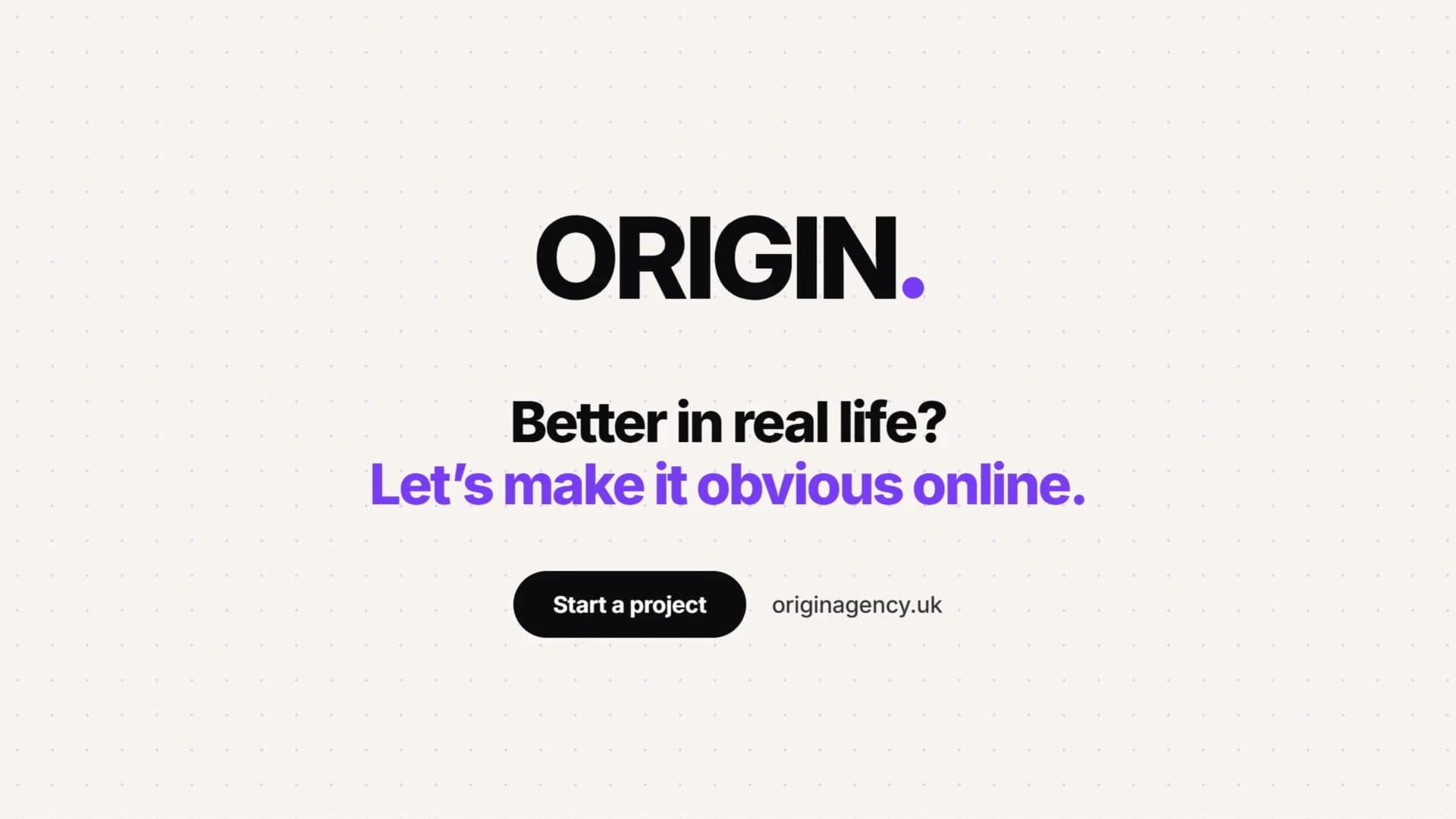 Preview of the ORIGIN overview video